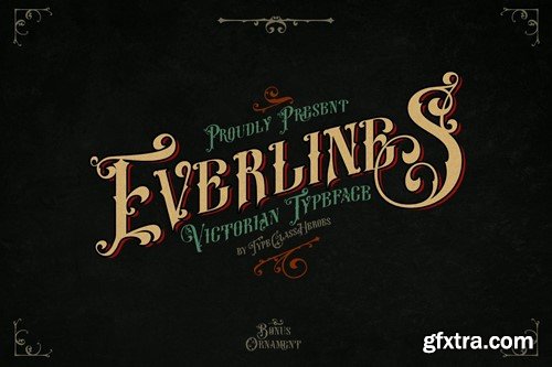 Everlines Victorian Font 4FLALQ9