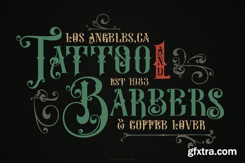 Everlines Victorian Font 4FLALQ9