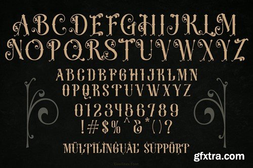 Everlines Victorian Font 4FLALQ9