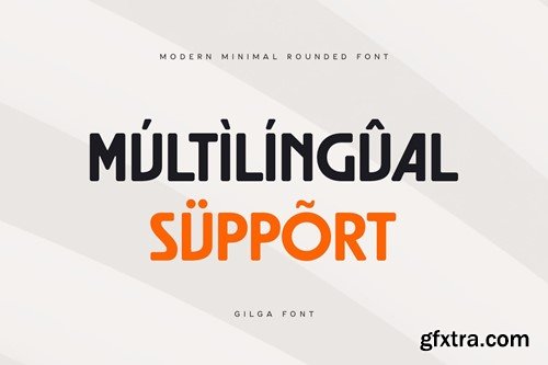 Gilga - Modern Minimal Rounded Font TLC7LLZ