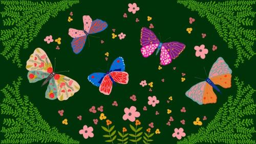 Udemy - Draw Butterly and Floral Simple Garden with Procreate