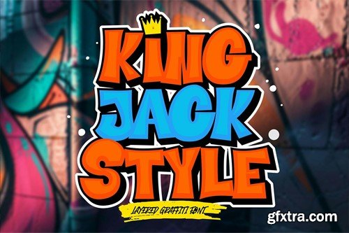 King Jack Style - Layered Graffiti Font SZJAVLN