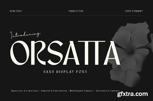 Orsatta - Display Font BP534EF