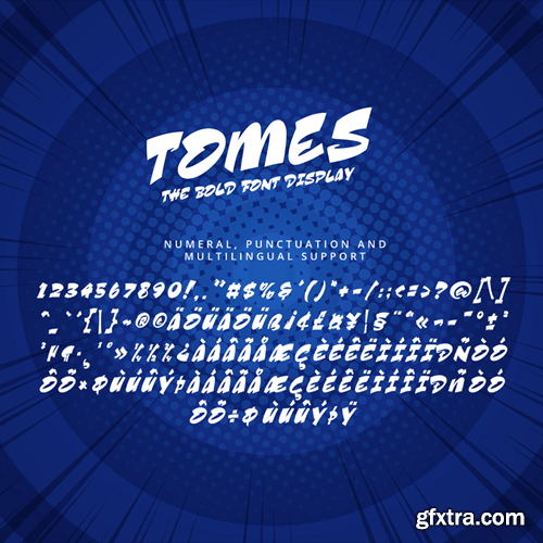 Tomes - The Bold Display Font 69FJXDP