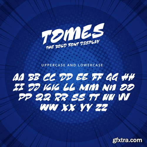 Tomes - The Bold Display Font 69FJXDP