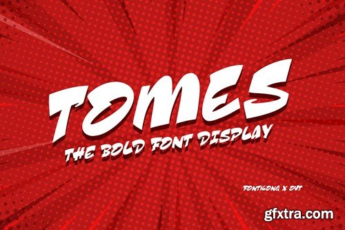 Tomes - The Bold Display Font 69FJXDP