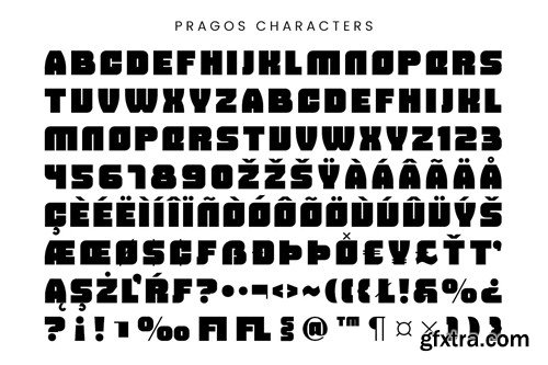 Pragos - Logo Headline Modern Fonts ESD5ANW