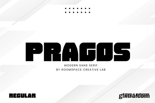 Pragos - Logo Headline Modern Fonts ESD5ANW