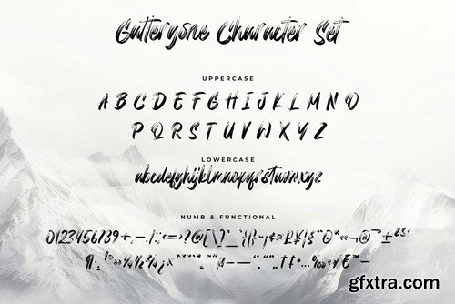 Gattergone Rough Brush Font 6QKMXFT