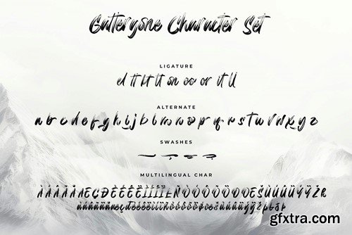 Gattergone Rough Brush Font 6QKMXFT