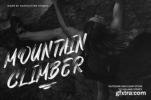 Gattergone Rough Brush Font 6QKMXFT