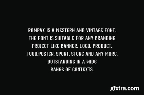 Rompax - Artdeco & Rustic Font LBEFPS3