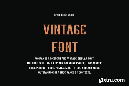 Rompax - Artdeco & Rustic Font LBEFPS3