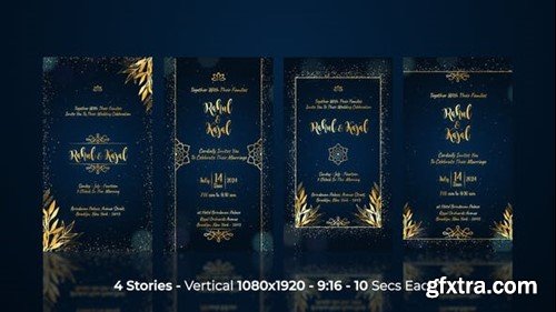 Videohive Wedding Invitation Vertical Instagram Stories 52859115