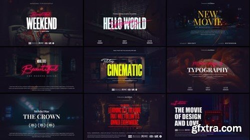 Videohive Cinematic Film Titles 52871599