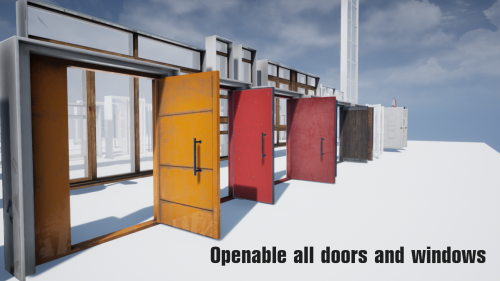 UnrealEngine - Doors and Windows collection