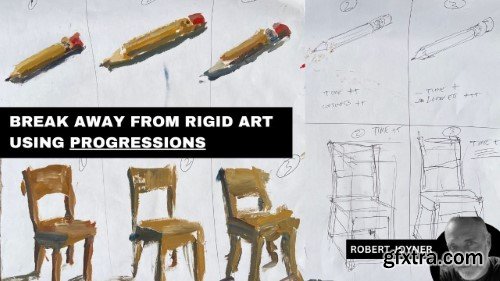 Loosen Up and Paint: Mastering Abstract Style Art using Progressions