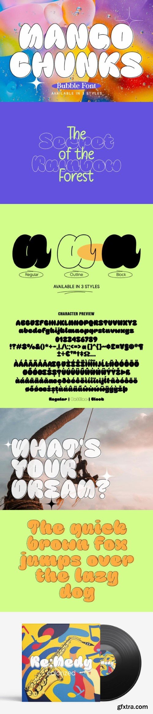 Mango Chunks Font