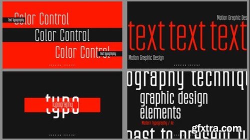 Videohive Abstract Typo 52879868