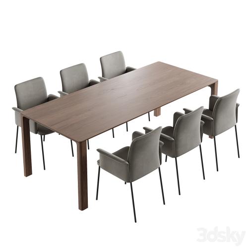 Dining set christine kroencke porto table / jaro 200 chair