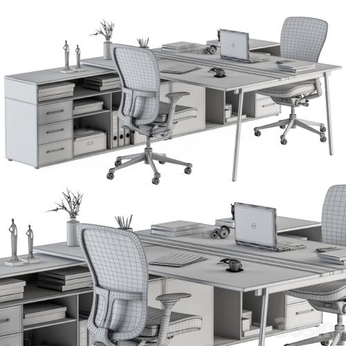 employee Set - Office Furniture 244