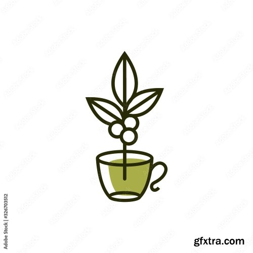 Coffee Shop Logo 8xAI