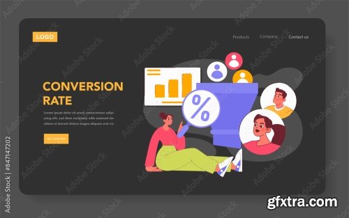 Mobile Marketing Flat Vector Illustration 16xAI