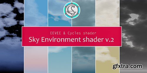 Sky Environment Shader V.2 for Blender