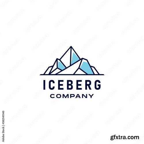 Iceberg Geometric Logo 6xAI