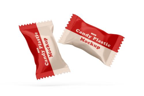 Candy Plastic Pack Mockup