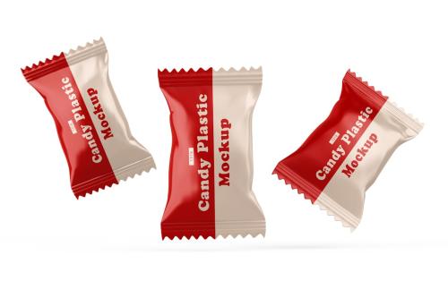 Candy Plastic Pack Mockup