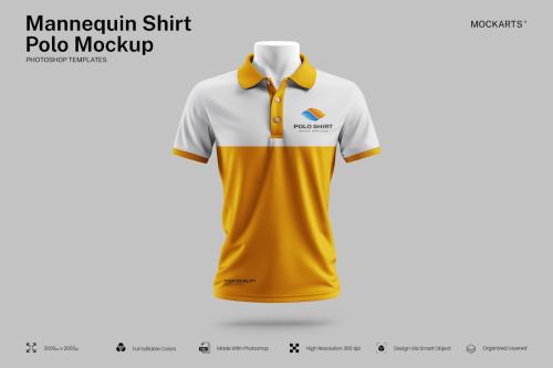 Mannequin Polo Shirt Mockup