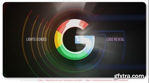 Videohive Lights Echoes Logo Reveal 52893452