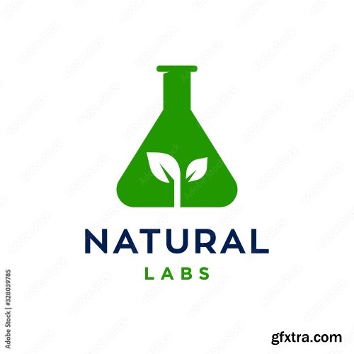 Leaf Lab Nature Logo 6xAI