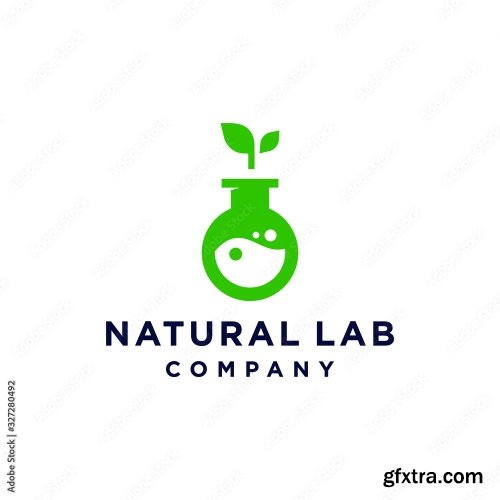 Leaf Lab Nature Logo 6xAI