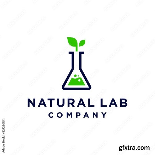 Leaf Lab Nature Logo 6xAI