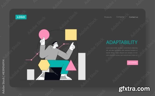 Soft Skills Flat Vector Illustration 3 15xAI