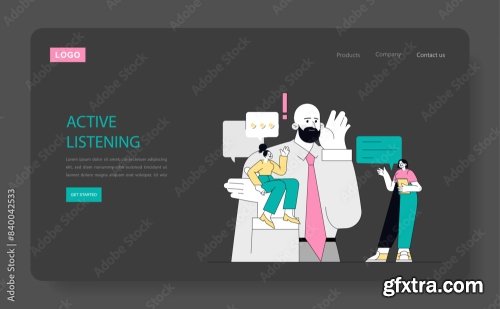 Soft Skills Flat Vector Illustration 3 15xAI