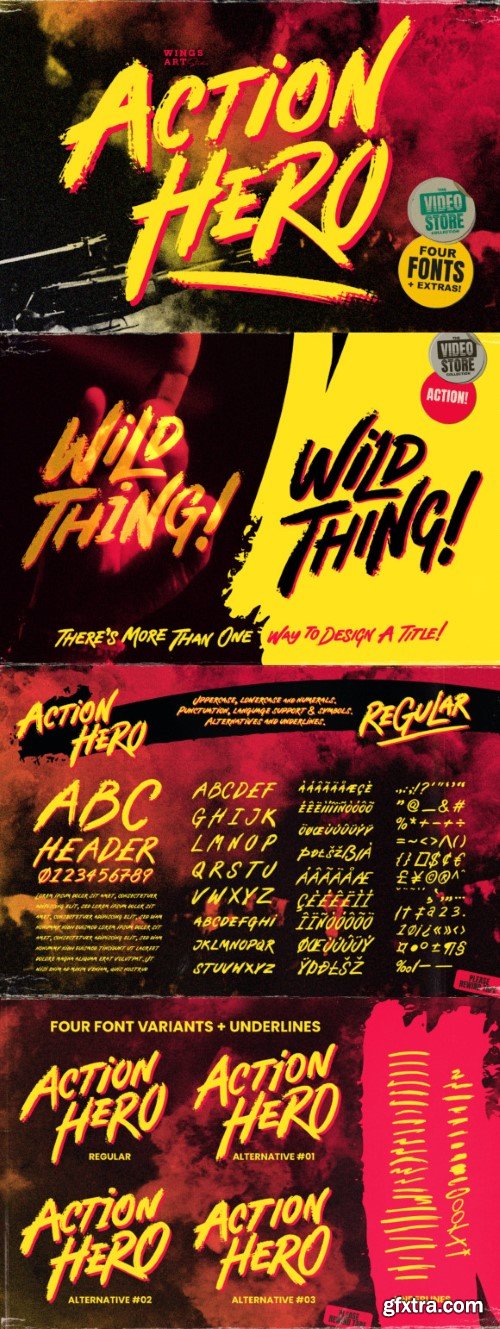 Action Hero Font