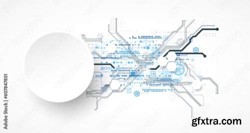 Technological And Scientific Topics Cpu Concept 3 12xAI