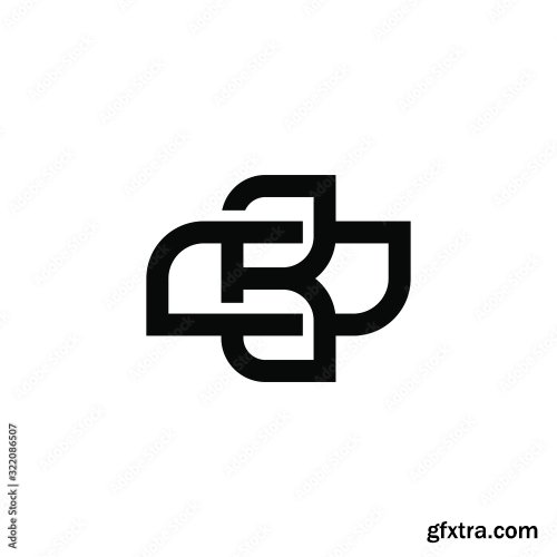 Luxury Minimalism B O Ob Bo Initial Letter Logotype 6xAI