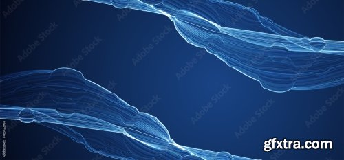 Abstract Background Vector Illustration Of A Color Wave 2 10xAI