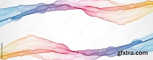 Abstract Background Vector Illustration Of A Color Wave 2 10xAI