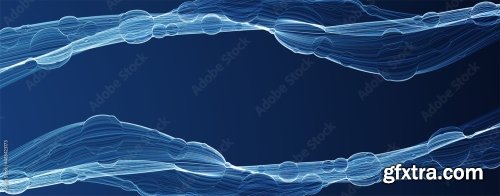 Abstract Background Vector Illustration Of A Color Wave 2 10xAI