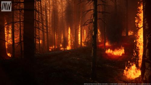 UnrealEngine - MW Burned Dead Forest Trees Biome