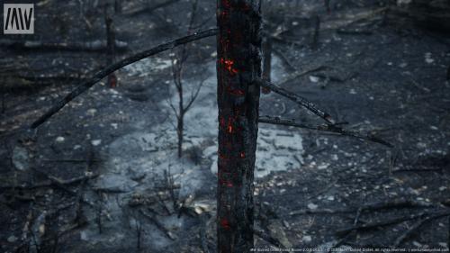 UnrealEngine - MW Burned Dead Forest Trees Biome