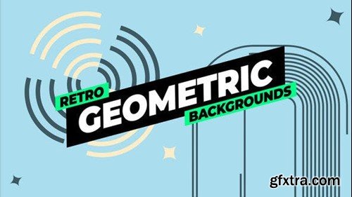 Videohive Retro Geometric Backgrounds 52904739