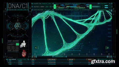 Videohive HUD Medical DNA1 52901075