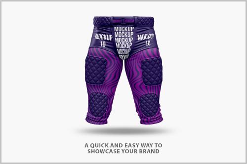 American Football Pants Mockup - Front View