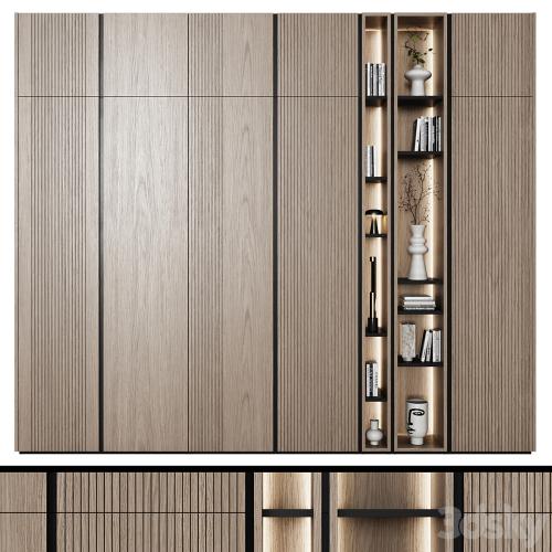 Modular wardrobes in modern style 62